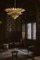 Murano Kronleuchter mit Bernsteinglas, 1990 12