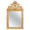 Large Antique French Giltwood Wall Mirror, 18th Century, Image 1