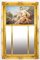 Espejo Trumeau francés antiguo pintado y dorado, siglo XIX, Imagen 18