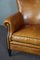 Brown Sheep Leather Armchair 8
