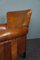 Brown Sheep Leather Armchair 7