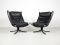Black Falcon Chairs by Sigurd Resell for Vatne Møbler, 1970s, Set of 2 1