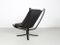 Black Falcon Chairs by Sigurd Resell for Vatne Møbler, 1970s, Set of 2, Image 6