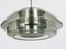 Scandinavian Pendant Lamp in Smoked Glass and Aluminum in the style of Fog & Mørup, Denmark, 1960s 15