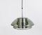 Scandinavian Pendant Lamp in Smoked Glass and Aluminum in the style of Fog & Mørup, Denmark, 1960s 11