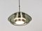 Scandinavian Pendant Lamp in Smoked Glass and Aluminum in the style of Fog & Mørup, Denmark, 1960s 10