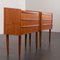 Comodini vintage in teak, Danimarca, anni '60, set di 2, Immagine 8