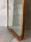 Mid-Century Wall Mirror with Wooden Curved Shaped Frame, 1950s 5