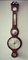 Victorian Barometer in Rosewood Case, Convex Glass & Silvered Dials, Image 12