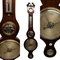 Viktorianisches Barometer in Palisandergehäuse, konvexem Glas & versilberten Zifferblättern 11