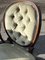Sillas de comedor victorianas tapizadas con respaldo de globo. Juego de 6, Imagen 9