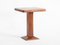 French Art Deco Walnut Pedestal Table, 1930s 1