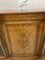 Credenza vittoriana antica in legno di noce intarsiato, metà XIX secolo, Immagine 15