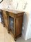 Antique Victorian Burr Walnut Inlaid Credenza, 1860s 17