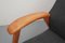 Armchair in Cherry and Velor, 1950s, Image 12