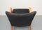 Armchair in Cherry and Velor, 1950s, Image 13