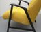 Armchair in a Yellow Velor, Completely Restored, 1950s 14
