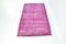 Anatolischer handgeknüpfter rosa Teppich, 1960er 1