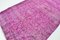 Tappeto rosa annodato a mano, anni '60, Immagine 5
