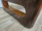 Sideboard in Maple and Rosewood with Black Glass Top from La Permanente Mobili Cantù, 1950s 3