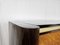 Sideboard in Maple and Rosewood with Black Glass Top from La Permanente Mobili Cantù, 1950s 11