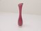 Scandinavian Pink Glass Tulip Vase with Fine White Canes attributed to Vicke Lindstrand for Kosta Boda, 1960s, Image 3