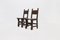 Handgeschnitzte spanische Stühle aus Eiche, 19. Jh., 2er Set 7