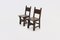 Handgeschnitzte spanische Stühle aus Eiche, 19. Jh., 2er Set 8
