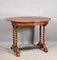 Antique French Gueridon Centre Table in Walnut, 1890s, Image 1