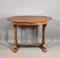 Antique French Gueridon Centre Table in Walnut, 1890s 4