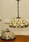 Große Vintage Arts and Crafts Deckenlampen im Tiffany-Stil, 1970er, 2er Set 5