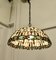 Große Vintage Arts and Crafts Deckenlampen im Tiffany-Stil, 1970er, 2er Set 6