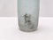 Vintage Italian Light Blue Scavo Glass Bottle Vase by Gino Cenedese, 1960s 10