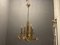 Lampe à Suspension Vintage en Laiton par Gaetano Sciolari, 1970s 7