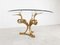 Vintage Brass Crane Bird Coffee Table, 1970s, Image 8