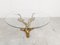 Vintage Brass Crane Bird Coffee Table, 1970s, Image 9