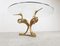 Vintage Brass Crane Bird Coffee Table, 1970s, Image 7