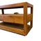 Vintage Oak Console Table with Two Drawers 2