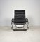 Rocking Chair Vintage en Cuir Noir par Jochen Hoffmann pour Bonaldo, Italie 4