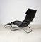 Rocking Chair Vintage en Cuir Noir par Jochen Hoffmann pour Bonaldo, Italie 6