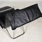 Vintage Black Leather Rocking Chair by Jochen Hoffmann for Bonaldo, Italy 7