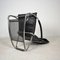 Rocking Chair Vintage en Cuir Noir par Jochen Hoffmann pour Bonaldo, Italie 8