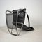 Vintage Black Leather Rocking Chair by Jochen Hoffmann for Bonaldo, Italy 8
