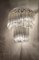 Lámpara de pared francesa vintage de cristal, años 50, Imagen 10