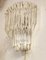 Vintage French Wall Light in Crystal, 1950s 6