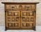 Spanish Catalan Carved Walnut Chest of Drawers, Highboy or Console, 1920s 1