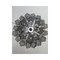 Lámpara de araña Tronchi de cristal de Murano gris de estilo Venini de Simoeng, Imagen 7