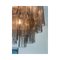 Lámpara de araña Tronchi de cristal de Murano gris de estilo Venini de Simoeng, Imagen 6