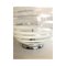 Weiße Murano Glas Tischlampe von Simoeng 9