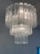 Lámpara de araña con tubos cuadrados transparentes de cristal de Murano de Simoeng, Imagen 9
